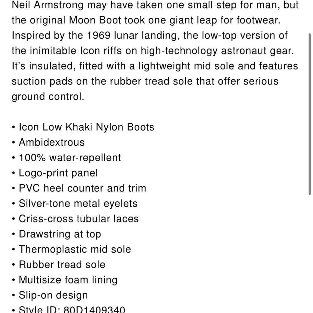 Moon Boot ICON LOW BLACK NYLON BOOTS - Picture 13 of 13